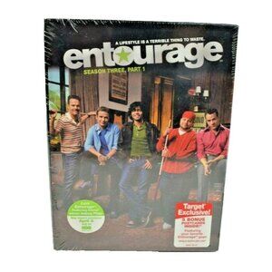 Entourage: Season 3, Part 1  (DVD, 2007, 3-Disc Set) Target Exclusive w/Postcard
